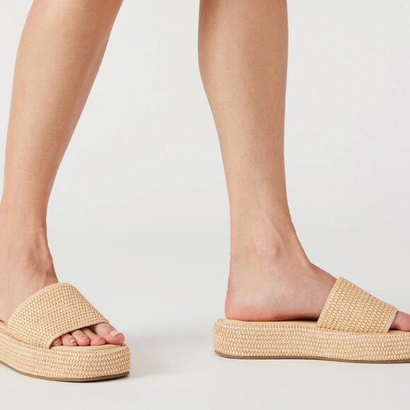 Beachy Natural Sz 8 Sandal - Picture 1 of 5